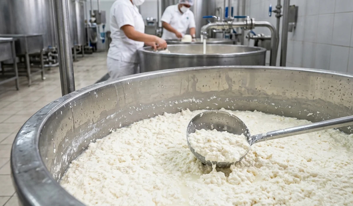 Proceso de elaboración de Requesón fresco