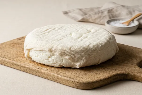 Queso de tela tradicional moldeado en tela artesanal venta al mayoreo